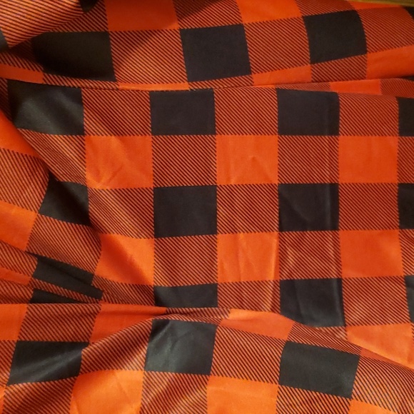 Adult XL pajama onesie red black plaid winter - Picture 7 of 7